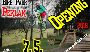Bikepark Peklák otevírá 7. května