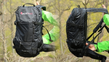 Test: Acepac Flux Protector - český batoh s certifikovaným páteřákem