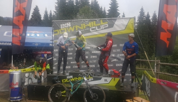 Stanislav Sehnal vyhrál European Downhill Cupu (EDC) na šumavském Špičáku
