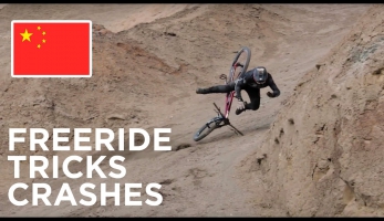 Video: Freeride, Tricks and Crashes in China - Antoni Villoni