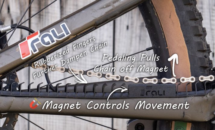 Rali Bike Chain Mag - magnet pomůže, když ti bouchá řetěz o zadní stavbu