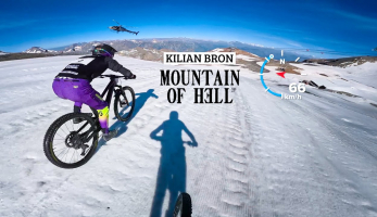Video: Kilian Bron dojel třetí na sjezdovém maraton Mountain of Hell